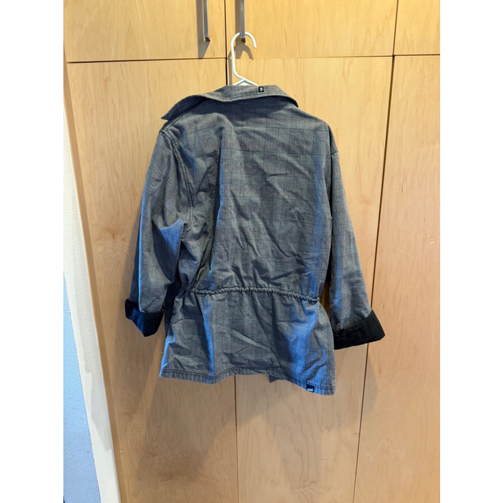 Men's Vans Gray Plaid Jacket Size L - Picture 2 of 9